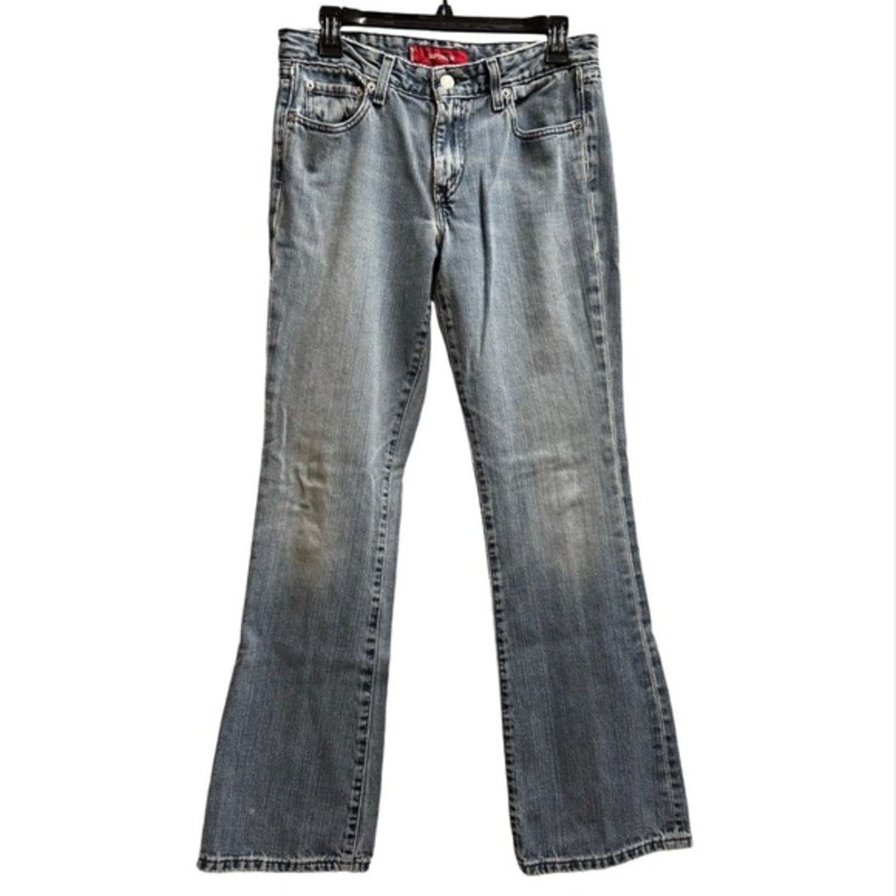 Vintage Y2K Levi's 518 Superlow Bootcut SZ 9 Made in Mexico Distressed‎